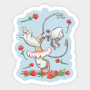 Monster Elementary - Francesca ballerina Sticker